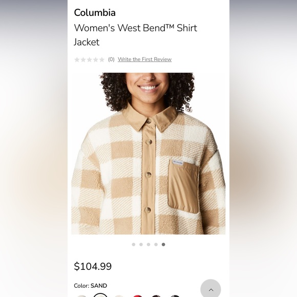 NWT COLUMBIA West Bend Shirt Jacket XL - Picture 3 of 6